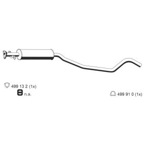 Mittelschalldämpfer 033138 von ERNST günstig für 85,90 € online kaufen