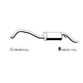 Endschalldämpfer 312189 von ERNST günstig für 113,98 € online kaufen