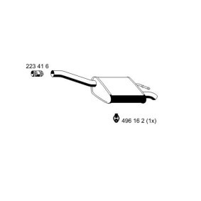 Endschalldämpfer 341080 von ERNST günstig für 153,16 € online kaufen