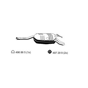 Endschalldämpfer 362252 von ERNST günstig für 243,61 € online kaufen