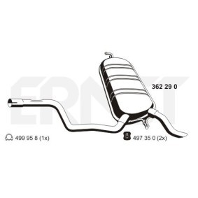 Endschalldämpfer 362290 von ERNST günstig für 224,14 € online kaufen