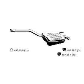 Endschalldämpfer 363105 von ERNST günstig für 240,41 € online kaufen