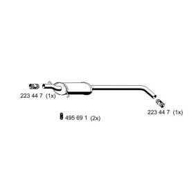 Mittelschalldämpfer 525077 von ERNST günstig für 87,35 € online kaufen