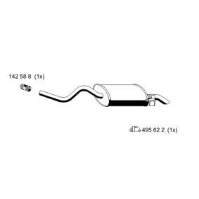 Endschalldämpfer 522137 von ERNST günstig für 105,43 € online kaufen