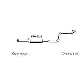Comprar Silenciador intermedio de ERNST 670029 a bajo precio de 95,94 €