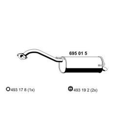 Endschalldämpfer 695015 von ERNST günstig für 85,38 € online kaufen
