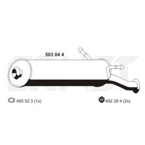 Endschalldämpfer 503044 von ERNST günstig für 96,41 € online kaufen