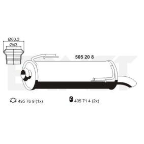Endschalldämpfer 505208 von ERNST günstig für 87,36 € online kaufen