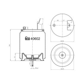 Acquista Soffietto, Sospensione pneumatica da FEBI BILSTEIN 40602 a buon mercato per soli 123,07 €