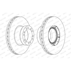Bremsscheibe DDF041-1