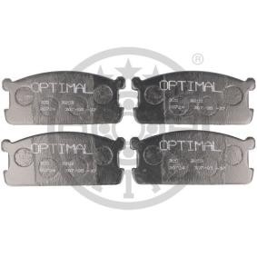 Achetez des Plaquettes de frein OPTIMAL 9209 à prix pour 21,55 €