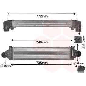 Kjøp Intercooler av VAN WEZEL 18004481 til den lave prisen 2219,46 NOK