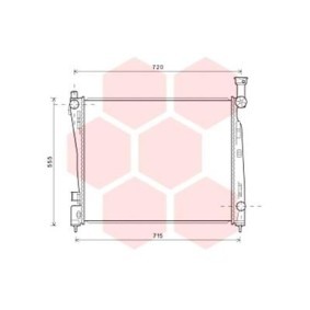 Achetez des Radiateur du moteur VAN WEZEL 21002055 à prix pour 179,40 €