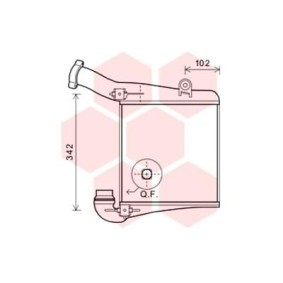 Kjøp Intercooler av VAN WEZEL 74004075 til den lave prisen 11963,83 NOK