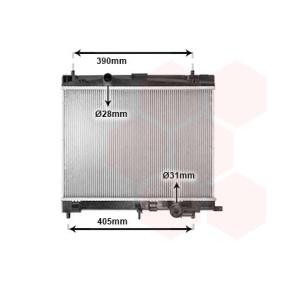 Achetez des Radiateur du moteur VAN WEZEL 53002498 à prix pour 243,33 €