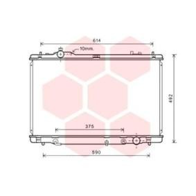 Achetez des Radiateur du moteur VAN WEZEL 53002615 à prix pour 314,00 €