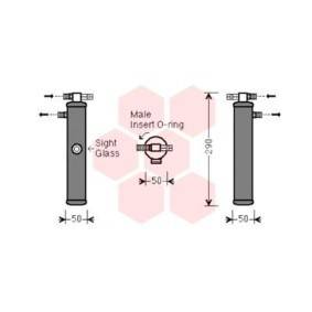 Achetez des Filtre déshydratant, climatisation VAN WEZEL 7400D065 à prix pour 35,72 €