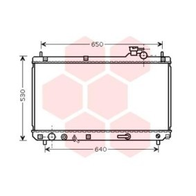 Achetez des Radiateur du moteur VAN WEZEL 53002614 à prix pour 216,88 €