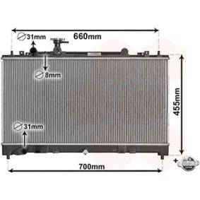 Achetez des Radiateur du moteur VAN WEZEL 27002227 à prix pour 234,33 €