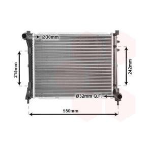Kjøp Radiator, motorkjøling av VAN WEZEL 73002098 til den lave prisen 789,12 NOK