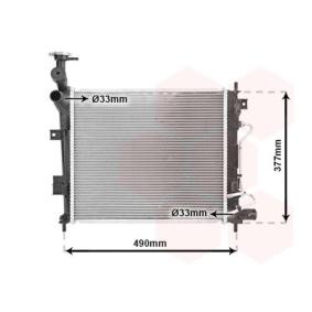 Kjøp Radiator, motorkjøling av VAN WEZEL 83002190 til den lave prisen 1596,76 NOK
