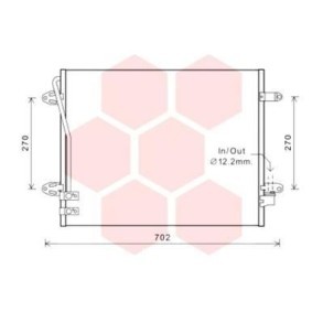 Klimakondensator von VAN WEZEL günstig für 103,44 €