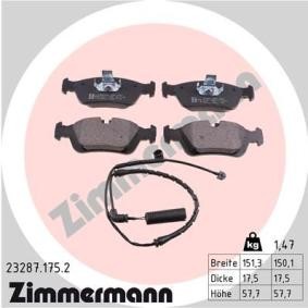 Comprar Juego de pastillas de freno de ZIMMERMANN 23287.175.2 a bajo precio de 135,76 €