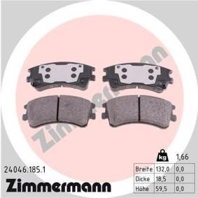 Köp Bromsbelägg av ZIMMERMANN 24046.185.1 till det låga priset 720,03 kr