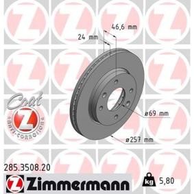 Comprar Disco de freno de ZIMMERMANN 285.3508.20 a bajo precio de 147,44 €