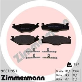 Bremsbeläge von ZIMMERMANN