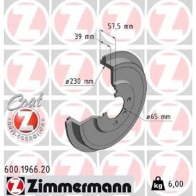 Comprar Tambor de freno de ZIMMERMANN 600.1966.20 a bajo precio de 42,65 €