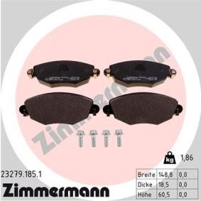 Comprar Juego de pastillas de freno de ZIMMERMANN 23279.185.1 a bajo precio de 37,70 €