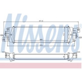 Köp Intercooler av NISSENS 96600 till det låga priset 851,73 kr