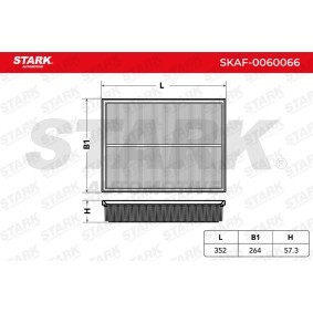 Köp Luftfilter från STARK på nätet till CRAFTER 30-50 Flak/chassi (2F_) till schyssta priser