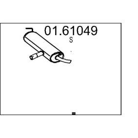 Endschalldämpfer 01.61049 von MTS günstig für 90,99 € online kaufen