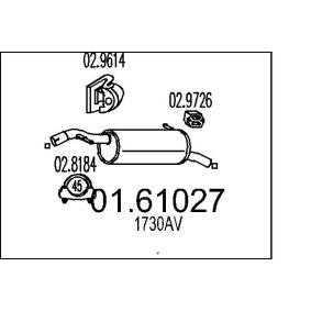 Endschalldämpfer 01.61027 von MTS günstig für 77,63 € online kaufen