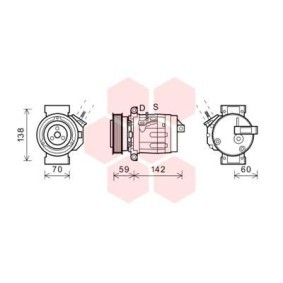 Acquista Compressore aria condizionata da VAN WEZEL 0800K035 a buon mercato per soli 557,96 €