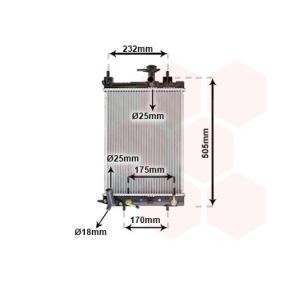 Achetez des Radiateur du moteur VAN WEZEL 11002070 à prix pour 152,11 €