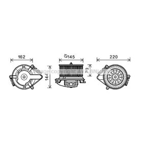 Achetez des Moteur électrique, pulseur d'air d'habitacle PRASCO CN8505 à prix pour 217,29 €