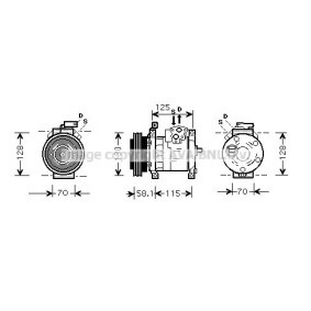 Acquista Compressore aria condizionata da PRASCO CRAK094 a buon mercato per soli 402,42 €