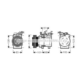 Acquista Compressore aria condizionata da PRASCO HYK324 a buon mercato per soli 494,71 €