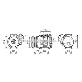Acquista Compressore aria condizionata da PRASCO TOK659 a buon mercato per soli 919,25 €
