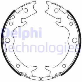 Compre Jogo de maxilas de travão, travão de estacionamento da DELPHI LS1900 a um preço baixo por 28,13 €