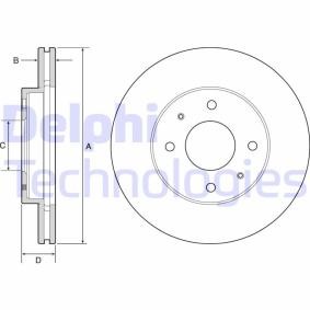 Comprar Disco de freno de DELPHI BG4537 a bajo precio de 80,14 €