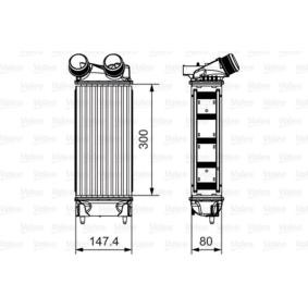 Köp Intercooler av VALEO 818291 till det låga priset 1351,27 kr