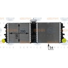 Achetez des Radiateur du moteur HELLA 8MK 376 701-251 à prix pour 340,12 €