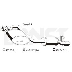Endschalldämpfer 540087 ALFA ROMEO SPIDER von ERNST