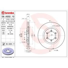 Comprar Disco de freno de BREMBO 09.A302.11 a bajo precio de 53,90 €