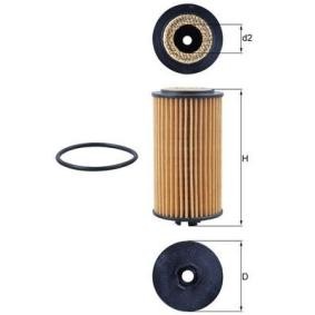 Köp Oljefilter av MAHLE ORIGINAL OX 978D till det låga priset 130,67 kr