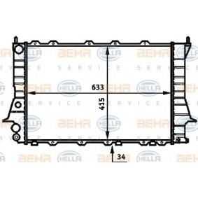 Acquista Radiatore motore da HELLA 8MK 376 713-604 a buon mercato per soli 115,69 €